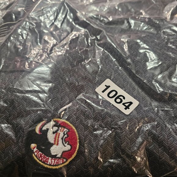 FSU Cutter & Buck Black Florida State Seminoles CB DryTec Luxe Polo XL - Picture 14 of 14